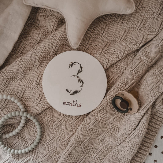 Mushie Baby Milestone Cards