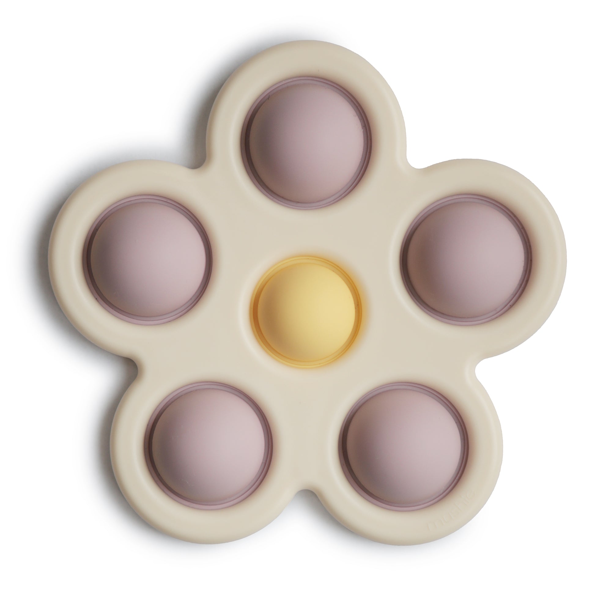 mushie flower press toy